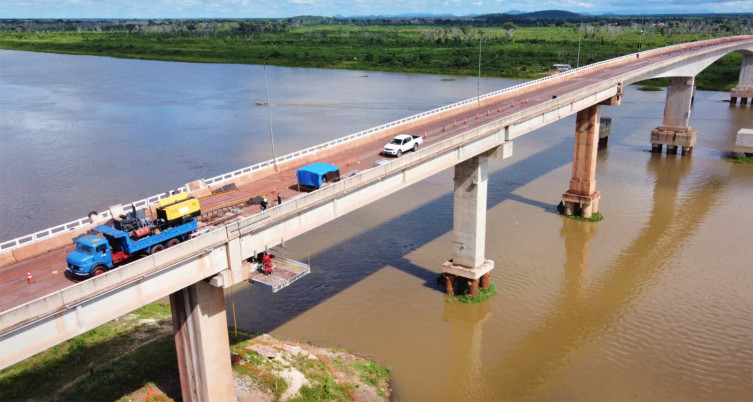 Ponte da BR-262 ficará interditada por 19 horas para obras em Mato Grosso do Sul