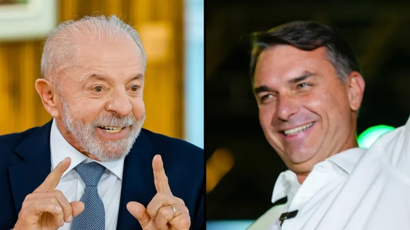 Vox Brasil: Lula tem 46,4% e Flávio Bolsonaro, 44,6%; diferença está dentro da margem de erro