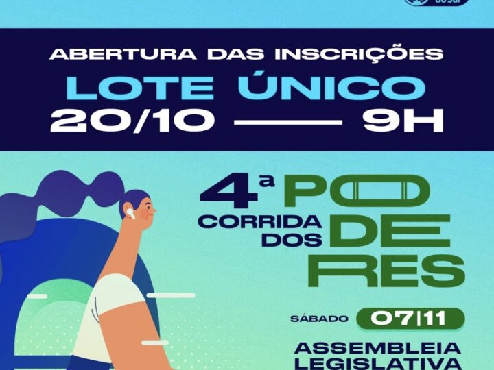 Corrida dos Poderes oferece 4,2 mil vagas gratuitas em Campo Grande