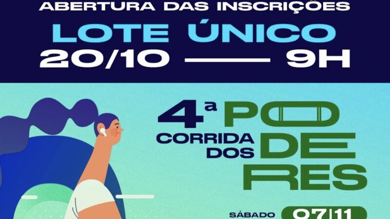 Corrida dos Poderes oferece 4,2 mil vagas gratuitas em Campo Grande