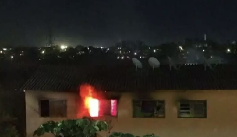Incêndio em apartamento em Campo Grande mobiliza bombeiros