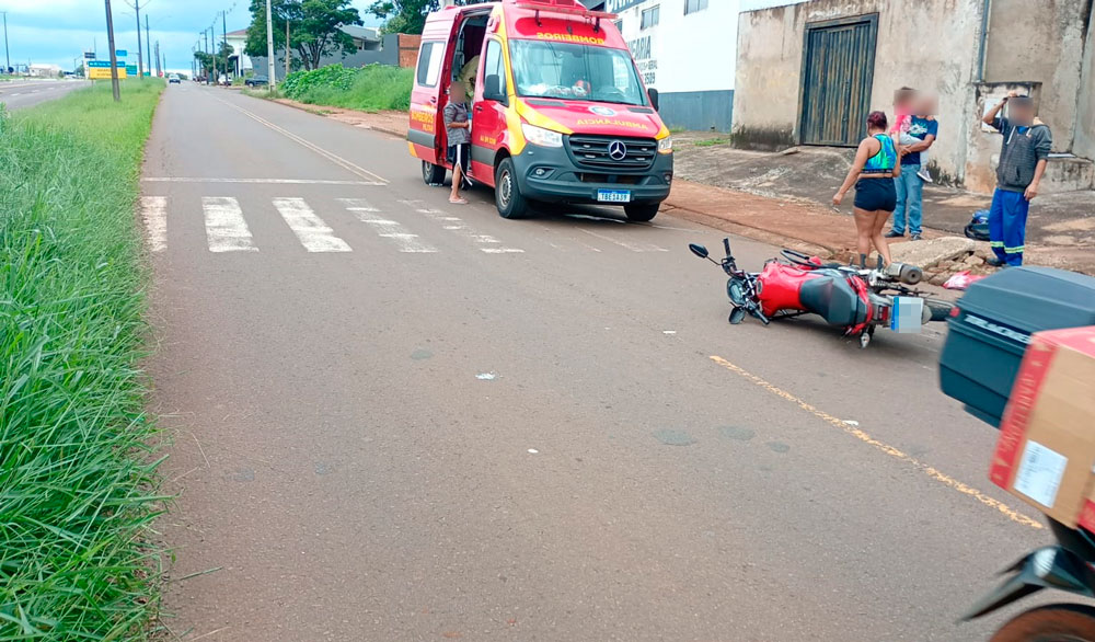 Panorama: Mulher sofre fraturas nas duas pernas após ser atropelada por moto em Sidrolândia; repórter descobre que vítima é sua mãe